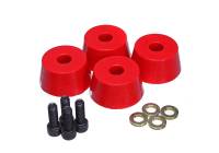 Energy Suspension 96-02 Toyota 4Runner Front Hyper Flex Red Bump Stop Set - 8.9103R