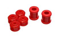 Energy Suspension - Energy Suspension 88-98 GM Silverado 1/2 Ton C-10/C1500 P/U 2WD Red Front Shock Bushing Set - 9.8137R - Image 2