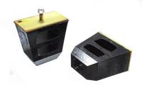 Energy Suspension Universal 4.5in Tall x 4.5in Long x 2.5in Wide Black Bump Stops (2 per set) - 9.9104G