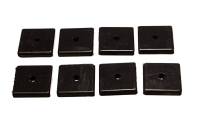 Energy Suspension - Energy Suspension Square Pad Set 2-1/16in Length x 2-1/16in Width x 3/8in Hole ID x 3/8in H-Black - 9.9534G - Image 1