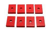 Energy Suspension Pad - Firm - 2-7/16in L x 1-5/8in W x 15/32in ID x 1/2in H - Red - 9.9536R