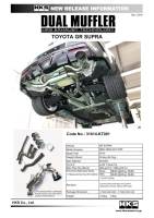 HKS - HKS 2019+ Toyota GR Supra w/o OPF Dual Hi-Power Titanium Tip Catback Exhaust - 31014-KT001 - Image 1
