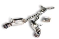 HKS - HKS 03-06 350z Dual Hi-Power Titanium Tip Catback Exhaust - 32009-BN001 - Image 1