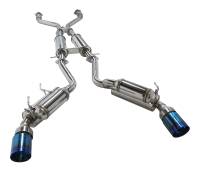 HKS - HKS 09+ 370z Dual Hi-Power Titanium Tip Catback Exhaust (requires removal of emissions canister shie - 32009-BN004 - Image 1