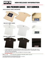 HKS A/R T-SHIRT XL/WHITE - 51007-AK411