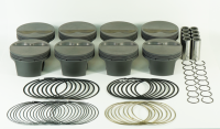 Mahle - Mahle MS Piston Set SBC 358ci 4.030in Bore 3.480/3.500stk 6.0in Rod .927 Pin -5cc 10.4 CR Set of 8 - 930200330 - Image 3
