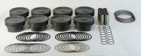Mahle - Mahle MS Piston Set GM LS 408ci 4.030in Bore 4in Stk 6.125in Rod .927 Pin -20cc 9.3 CR Set of 8 - 930224630 - Image 2