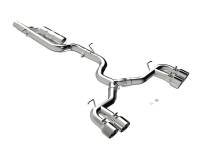 MBRP 2022 Volkswagen Golf R MK8 3in Cat-Back Quad Split Rear Valve Delete Exhaust - S4612304