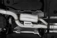 MBRP - MBRP 2022 Volkswagen Golf R MK8 T304 Stainless Steel 3in Cat-Back, Quad Rear Exit- Carbon Fiber Tip - S46133CF - Image 5