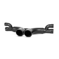 MBRP - MBRP 14-19 Porsche GT3/GT3RS 3in Center Muffler Bypass 4in Tips - Black Coated - S7607BLK - Image 2