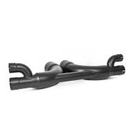 MBRP - MBRP 14-19 Porsche GT3/GT3RS 3in Center Muffler Bypass 4in Tips - Black Coated - S7607BLK - Image 3