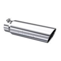 MBRP - MBRP Universal 5in OD Angled Rolled End 4in Inlet 18in Lgth T304 Exhaust Tip - T5124 - Image 2