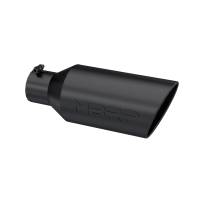 MBRP - MBRP Universal Exhaust Tip 7in O.D. Rolled End 4in Inlet 18in Length - Black - T5126BLK - Image 2