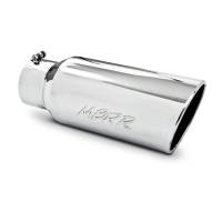 MBRP - MBRP Universal Tip 7in O.D. Rolled End 5in inlet 18in length - T304 (SINGLE TIP) - T5127 - Image 1