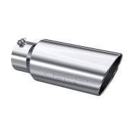 MBRP - MBRP Universal Tip 7in O.D. Rolled End 5in inlet 18in length - T304 (SINGLE TIP) - T5127 - Image 2