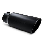 MBRP - MBRP Universal Tip 7in O.D. Rolled End 5in inlet 18in length Black - T5127BLK - Image 1
