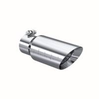 MBRP - MBRP Universal Tip 4in OD 3in Inlet 10in Length Dual Wall Angled End T304 - T5156 - Image 2