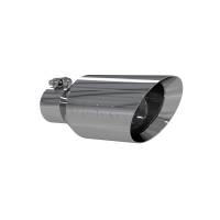 MBRP - MBRP Universal Tip 4.5 O.D. Dual Walled Angled Rolled End 2.5 Inlet 12in Length - T304 - T5161 - Image 2