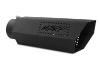 MBRP - MBRP Universal Hex Tip 4in Inlet 16in Length w/o Logo - Black Coated - T5165BLK - Image 1