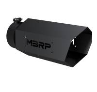 MBRP - MBRP Universal Hex Tip 5in Inlet 16in length w/o Logo - Black Coated - T5167BLK - Image 2