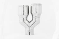 MBRP - MBRP Universal T304 SS Dual Tip 3.5in OD/2.5in Inlet - T5170 - Image 3