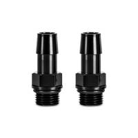 Mishimoto 16X1.5 TO 1/2in. Hose Barb Aluminum Fittings (Pack of 2) - MMFT-M16-12BK