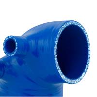 Mishimoto - Mishimoto 92-99 BMW E36 (325/328/M3) w/ 3.5in HFM Blue Silicone Intake Boot - MMHOSE-E36-92IB35BL - Image 4