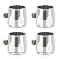 Mishimoto Aluminum -6AN Hex Finishers - Silver - MMHXF-06-4-SL