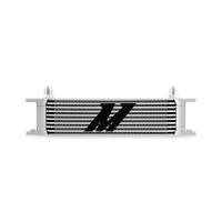 Mishimoto Universal -8AN 10 Row Oil Cooler - Silver - MMOC-10-8SL