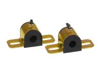 Prothane Universal Greasable Sway Bar Bushings - 16MM - Type A Bracket - Black - 19-1159-BL