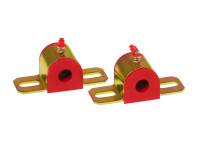 Prothane Universal Greasable Sway Bar Bushings - 11/16in - Type B Bracket - Red - 19-1172