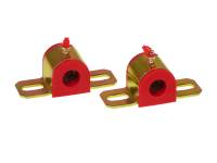 Prothane Universal Greasable Sway Bar Bushings - 13/16in - Type B Bracket - Red - 19-1174