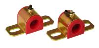 Prothane Universal Greasable Sway Bar Bushings - 1in - Type B Bracket - Red - 19-1177