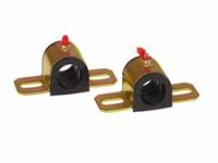 Prothane Universal Greasable Sway Bar Bushings - 30MM - Type B Bracket - Black - 19-1186-BL