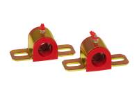 Prothane Universal Greasable Sway Bar Bushings - 1 1/16in - Type B Bracket - Red - 19-1189