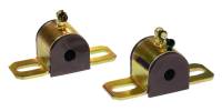 Prothane Universal 90 Deg Greasable Sway Bar Bushings - 1/2in - Type B Bracket - Black - 19-1201-BL