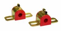 Prothane Universal 90 Deg Greasable Sway Bar Bushings - 11/16in - Type B Bracket - Red - 19-1204