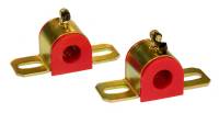 Prothane Universal 90 Deg Greasable Sway Bar Bushings - 13/16in - Type B Bracket - Red - 19-1206