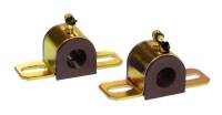 Prothane Universal 90 Deg Greasable Sway Bar Bushings - 7/8in - Type B Bracket - Black - 19-1207-BL