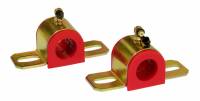 Prothane Universal 90 Deg Greasable Sway Bar Bushings - 26MM - Type B Bracket - Red - 19-1214