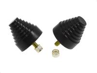Prothane Universal Bump Stop 2-1/4X2-1/4 Cone w/Stp - Black - 19-1318-BL