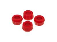 Prothane Universal Shock Bushings - Large Hourglass - 3/4 ID - Red - 19-918