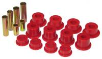 Prothane 92-97 Ford F450 2wd Front Leaf Spring Bushings - Red - 6-1028