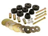 Prothane 63-66 Chevy C10 1/2Ton 2wd PU Body Mount - Black - 7-118-BL