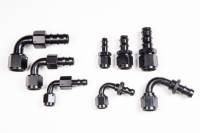 Radium Engineering 8AN 120Deg Pushlok Hose End - 14-0209