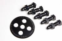 Radium Engineering Fuel Surge Tank 6AN Bulkhead Plate w/ Fittings and Nuts - 20-0128-01
