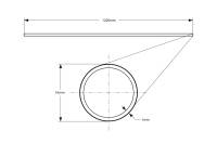 Seibon - Seibon Carbon Fiber Tube 47in x .63in - CFTUBE16 - Image 3
