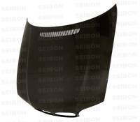 Seibon - Seibon 02-05 BMW E46 2dr OE Carbon Fiber Hood - HD0205BMWE462D-OE - Image 3