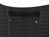 Seibon - Seibon 08-11 BMW 1 Series (E81/E82) 2DR/HB GTR-Style Carbon Fiber Hood - HD0809BMWE822D-GTR - Image 4