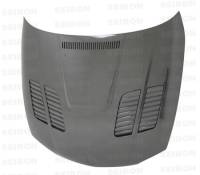 Seibon - Seibon 08-11 BMW 1 Series (E81/E82) 2DR/HB GTR-Style Carbon Fiber Hood - HD0809BMWE822D-GTR - Image 5